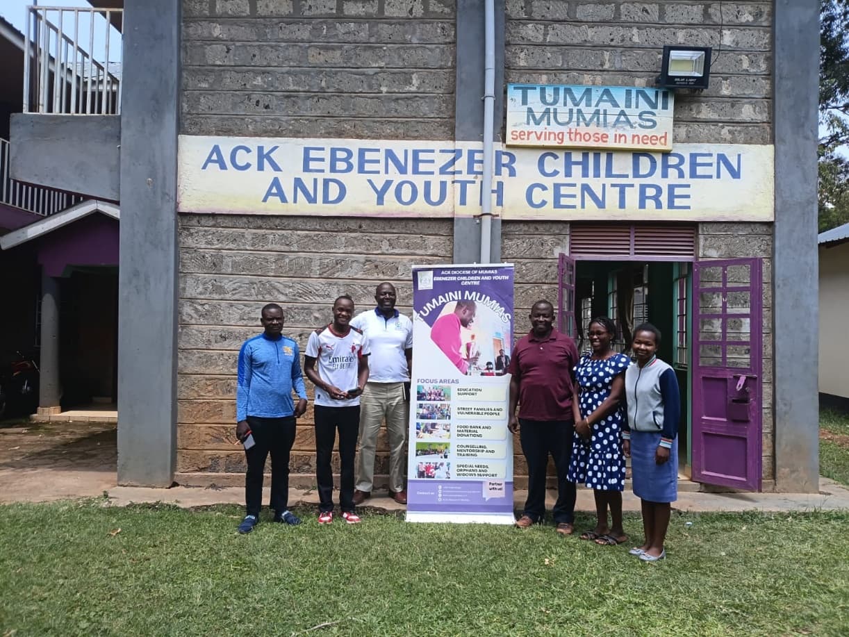 CESUD team and Tumaini CBO leadership at ACK Ebenezer Children and Youth Centre